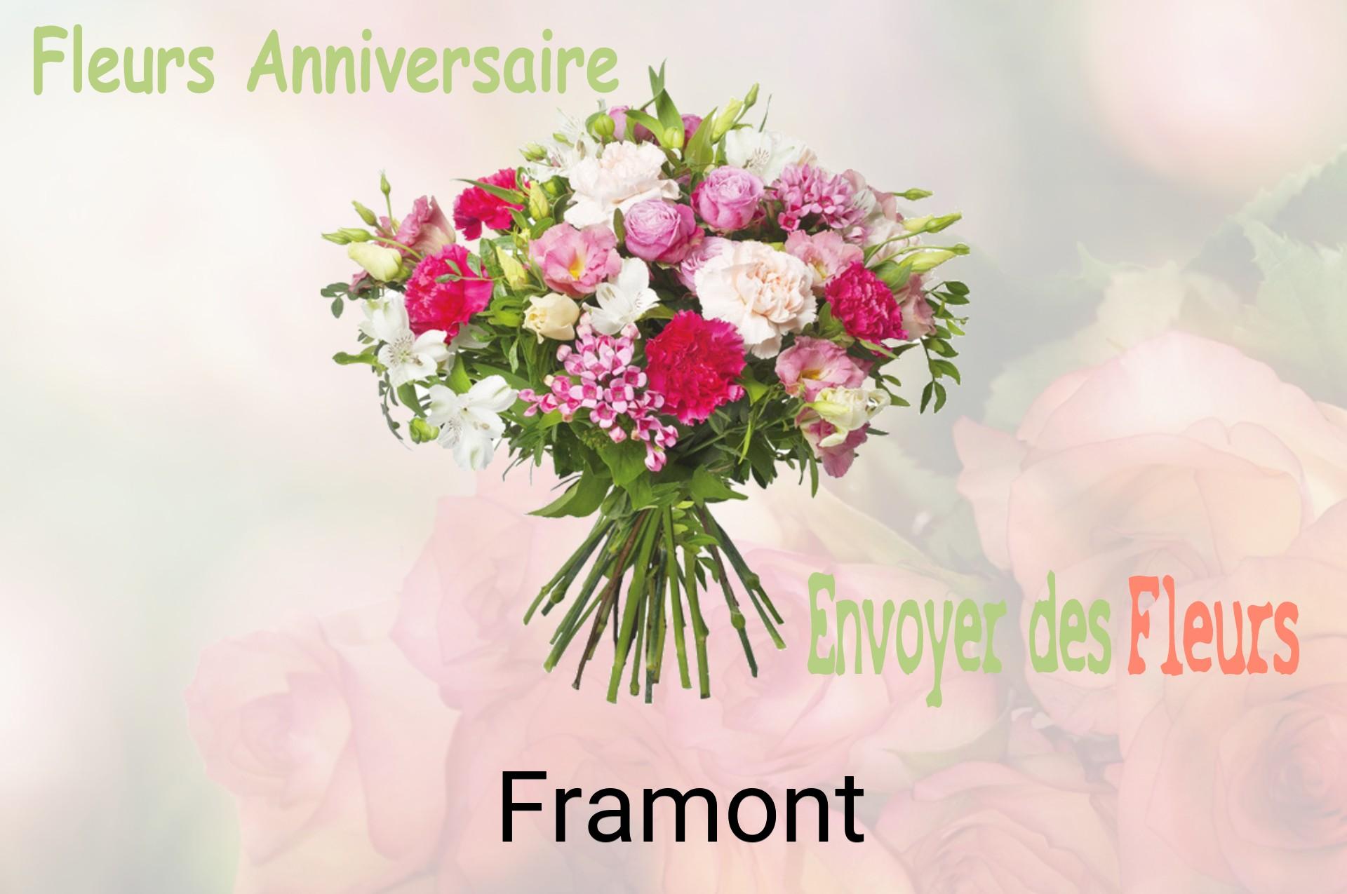 Bouquet de fleurs d’anniversaire livré à Framont